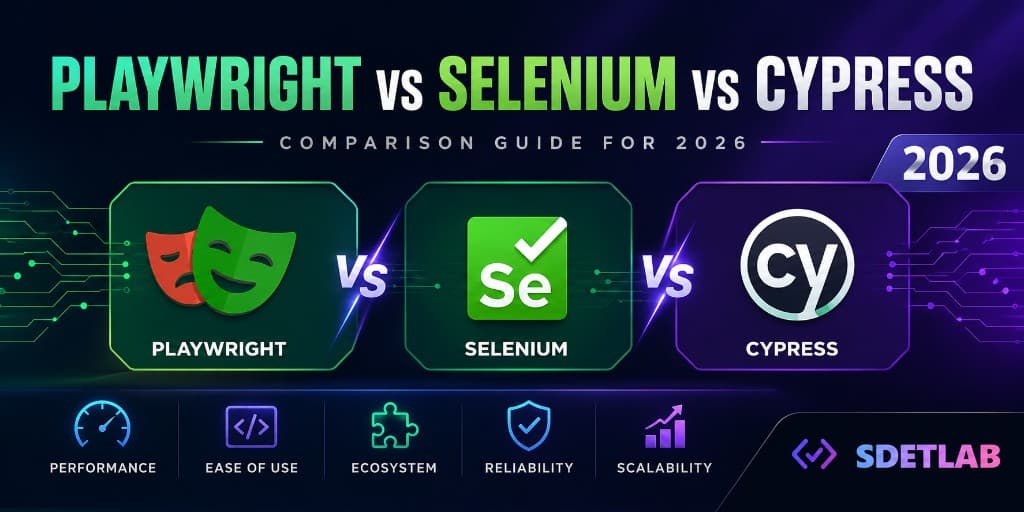 Playwright vs Selenium vs Cypress: 2026 Comparison